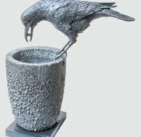 James Coplestone Crow and Pitcher Water Feature